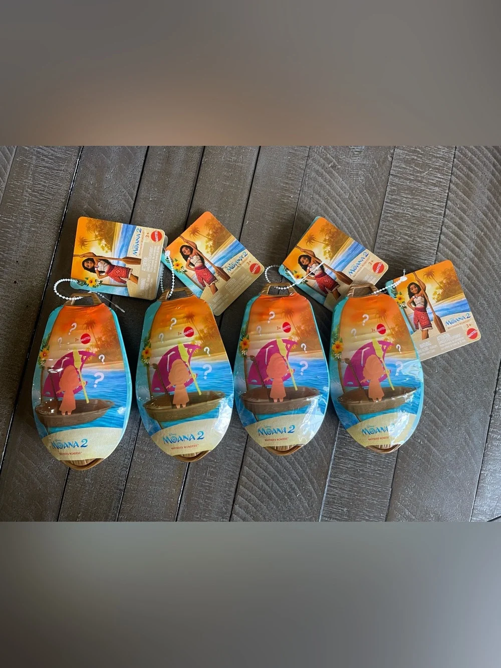 Mattel Moana 2 Wayfinder Wonders Figure Set - Blue Orange Pink